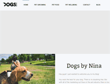 Tablet Screenshot of dogsbynina.com